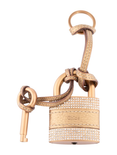Chloé Embellished Lock & Key Bag charm