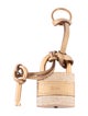 Chloé Embellished Lock & Key Bag charm
