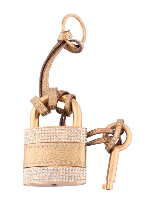 Chloé Embellished Lock & Key Bag charm