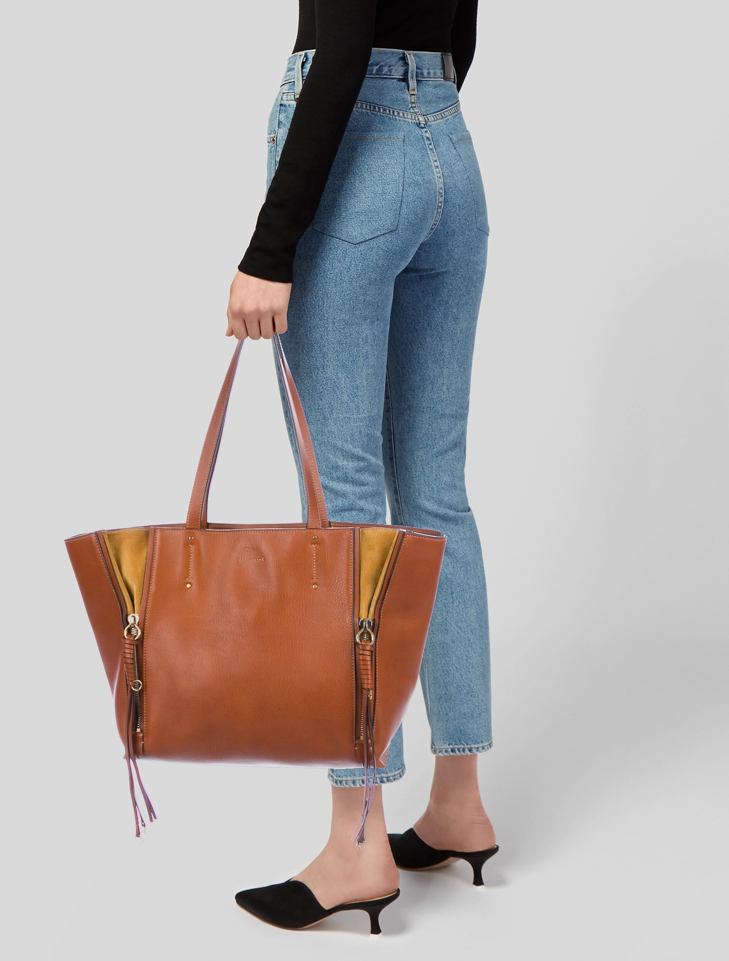 chloe milo large tote