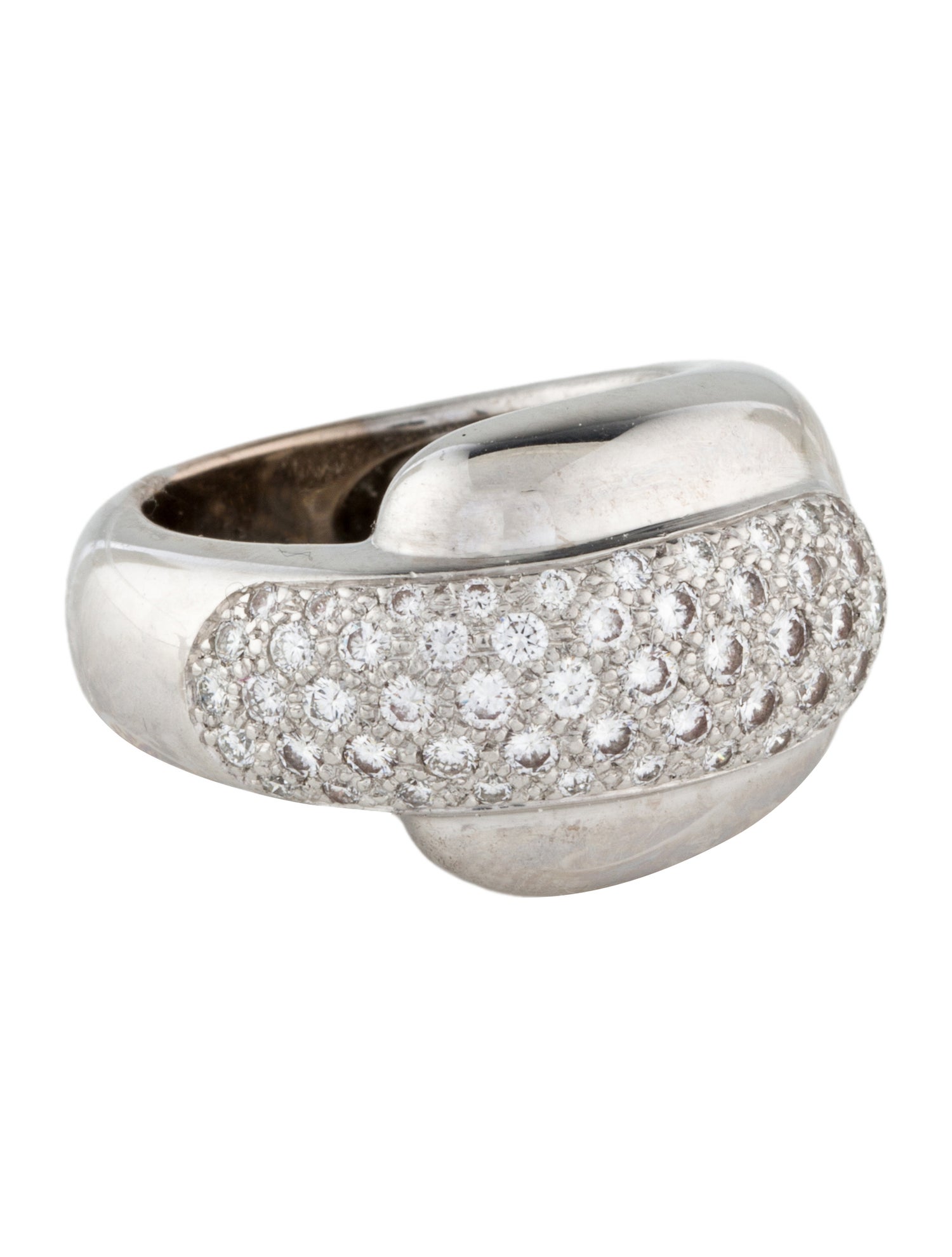 Chaumet 18K Diamond Dome Band