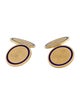 Chaumet 18K Enamel Cufflinks