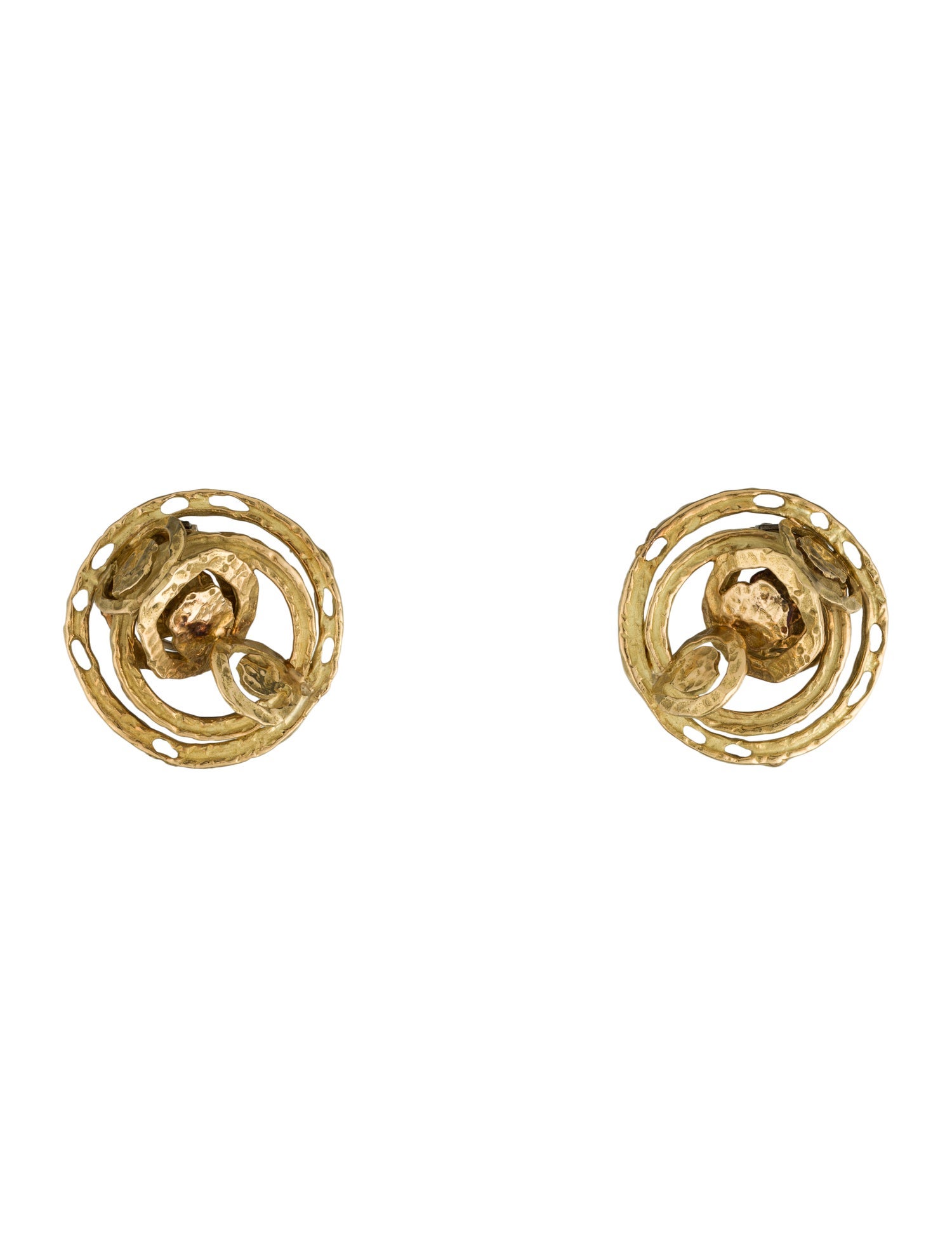Chaumet 18K Clip-On Earrings