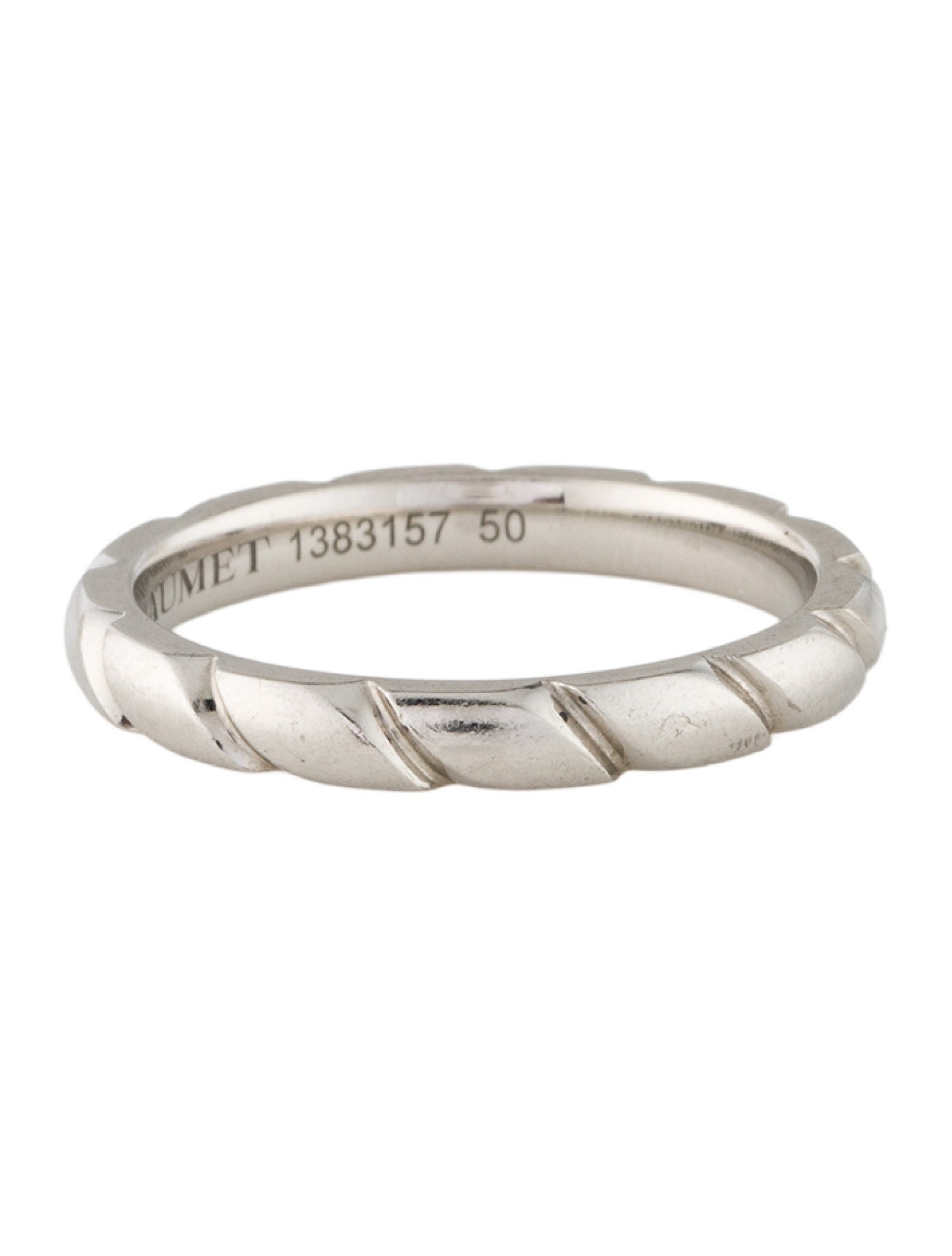 Chaumet Platinum Diamond Wedding Band