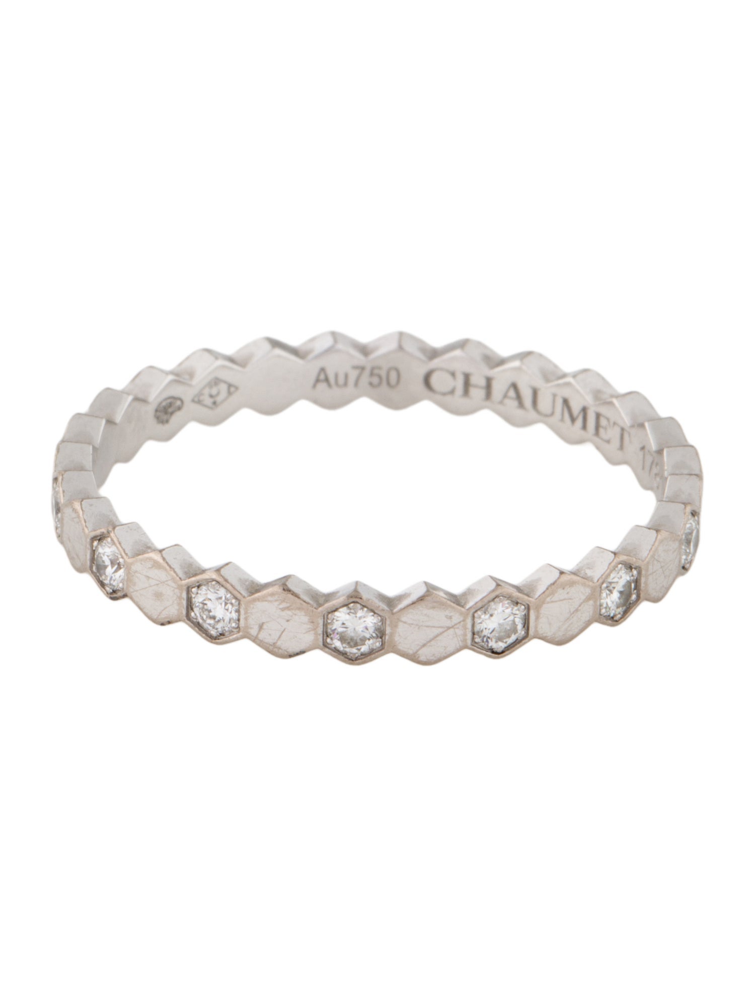 Chaumet 18K Diamond Bee de Chaumet Band