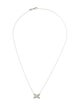 Chaumet 18K Diamond Jeux de Liens X Pendant Necklace
