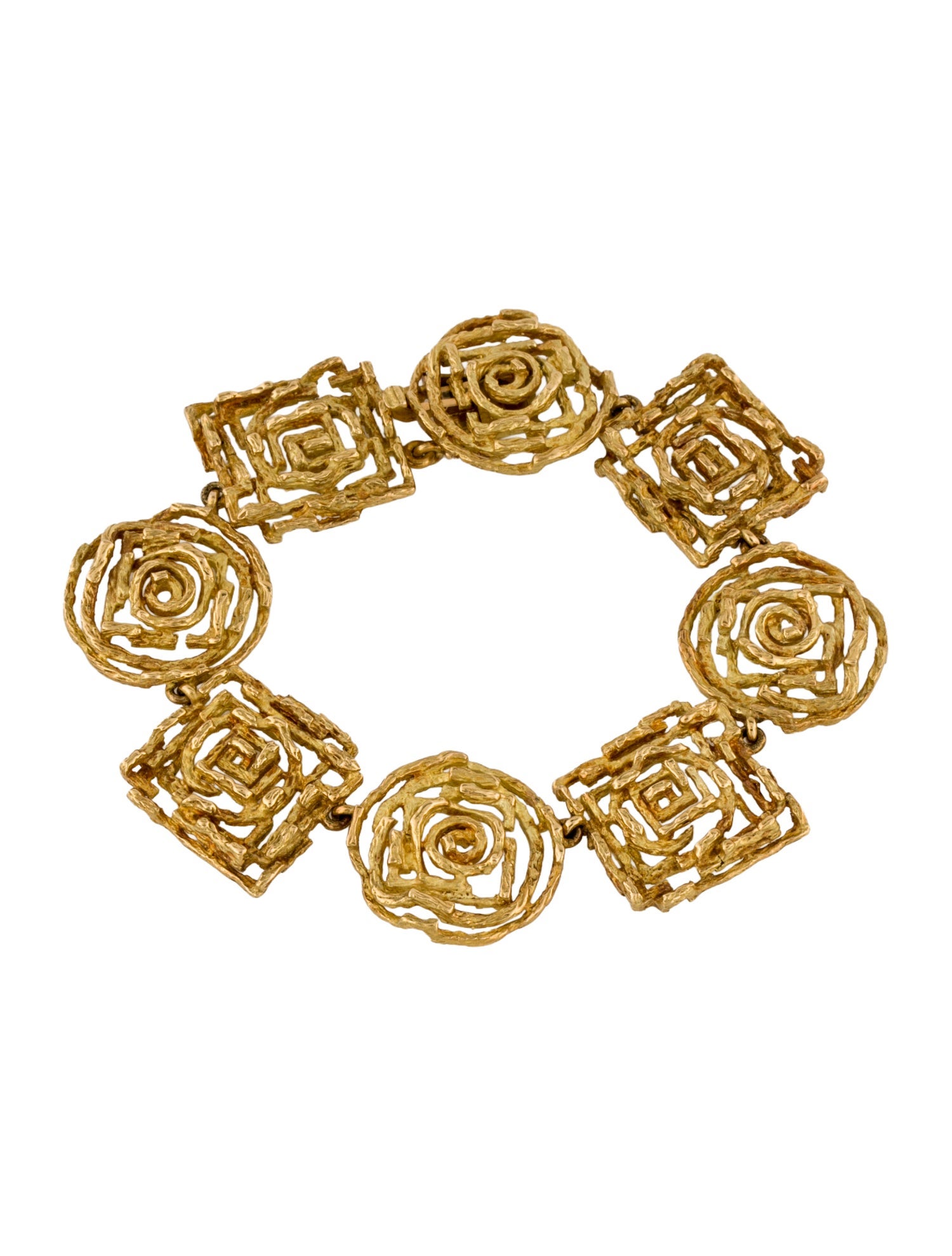 Chaumet Vintage 18K Modernist Link Bracelet