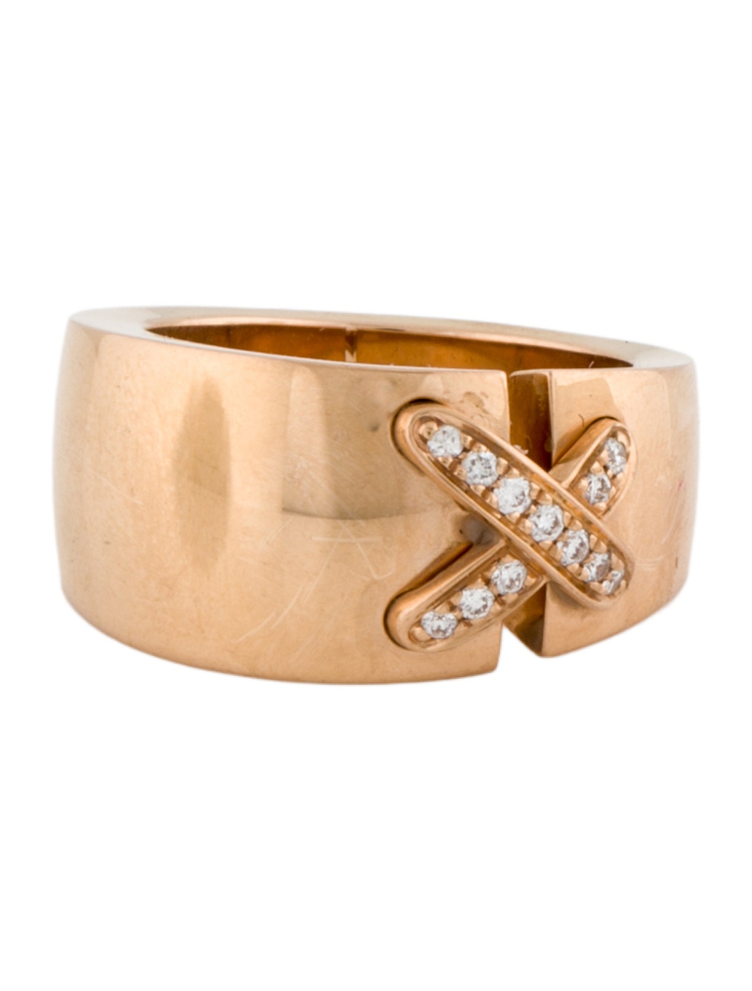 Chaumet 18K Diamond Jeux de Liens Band Ring