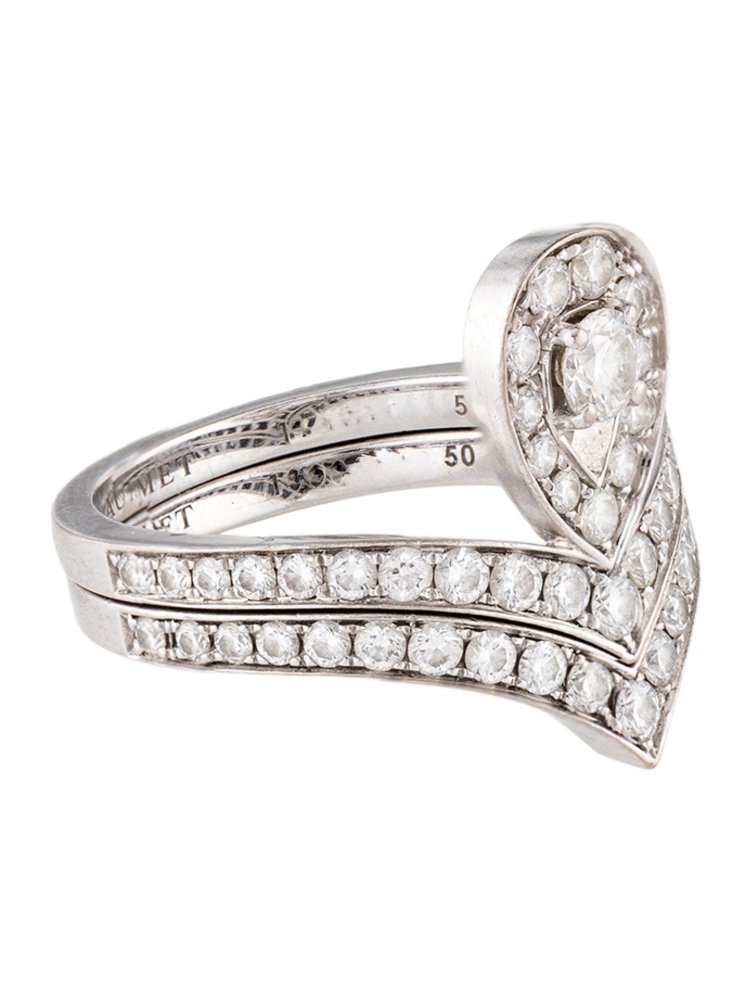 Chaumet 18K Diamond Joséphine Aigrette Wedding Set