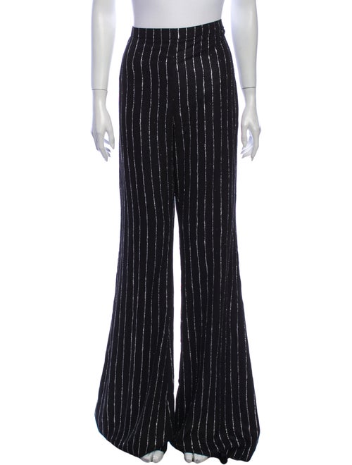 Christian Siriano Striped Flared Pants