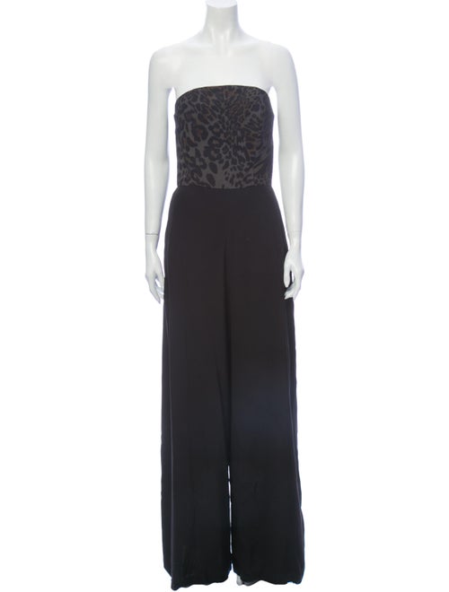 Christian Siriano Strapless Jumpsuit Black