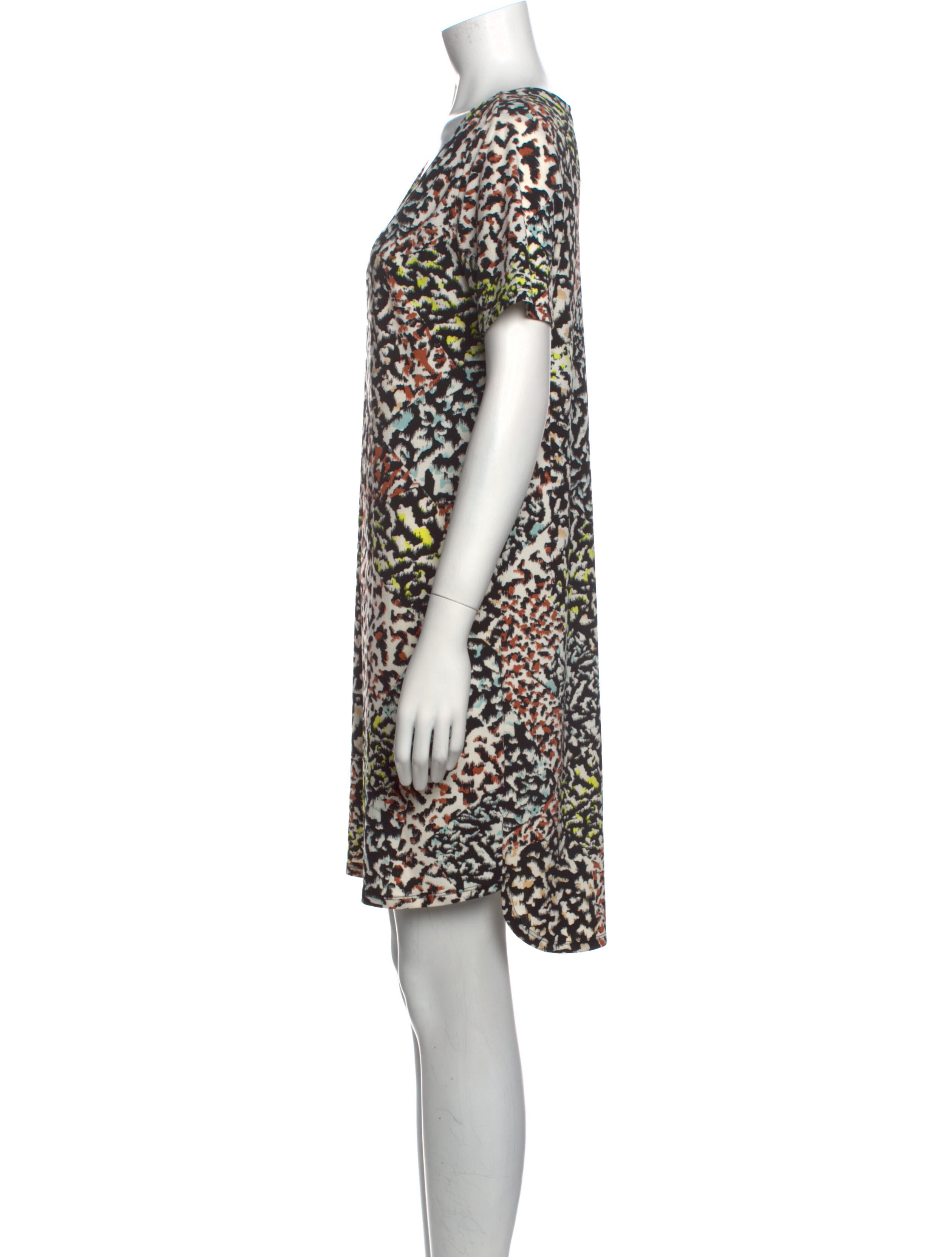 Christian Siriano Printed Mini Dress