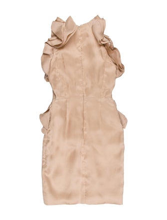 Christian Siriano Crew Neck Mini Dress