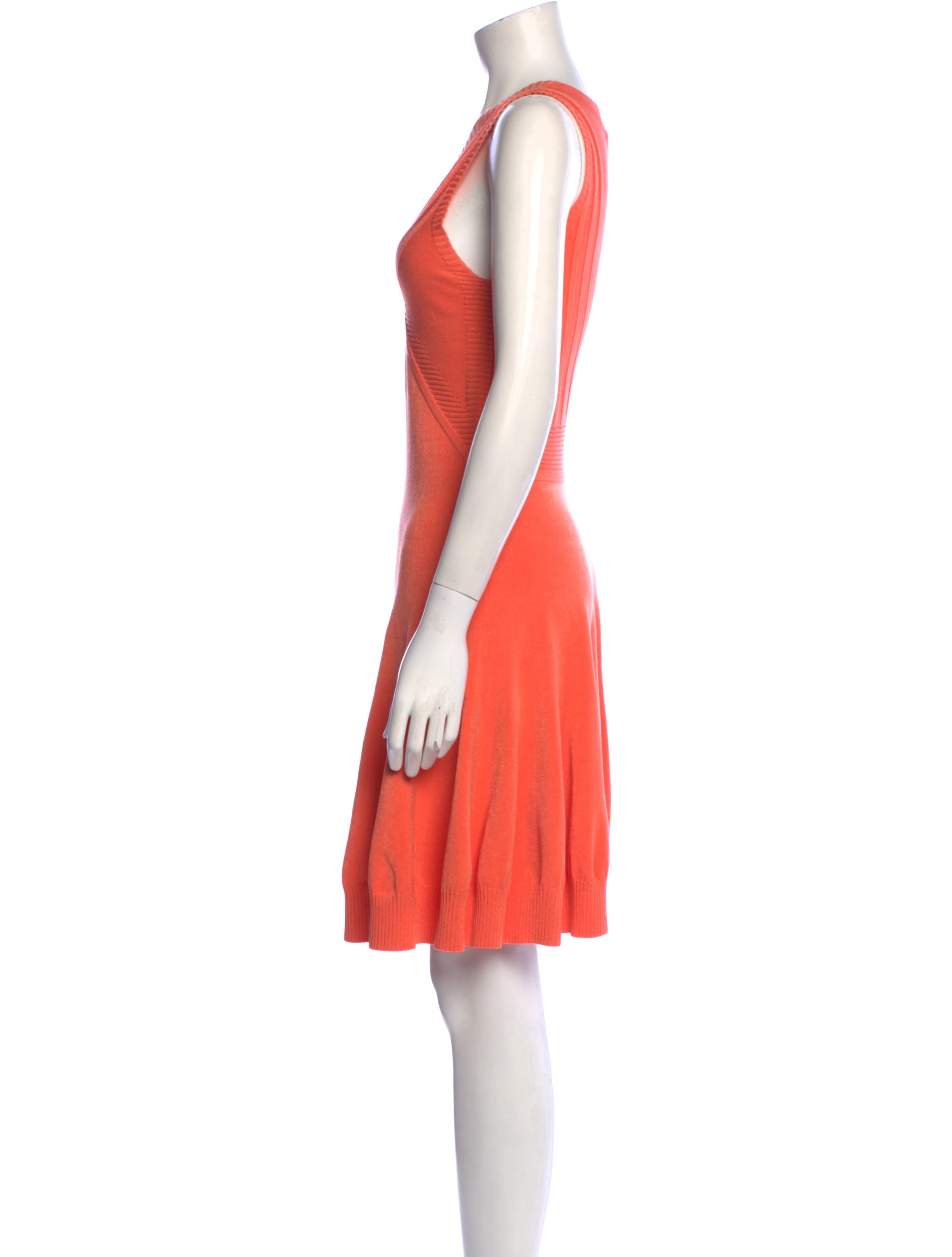 Christian Siriano V-Neck Mini Dress