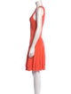 Christian Siriano V-Neck Mini Dress