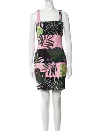 Christian Siriano Printed Mini Dress