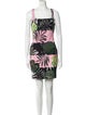 Christian Siriano Printed Mini Dress