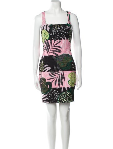 Christian Siriano Dresses Printed Mini Dress S