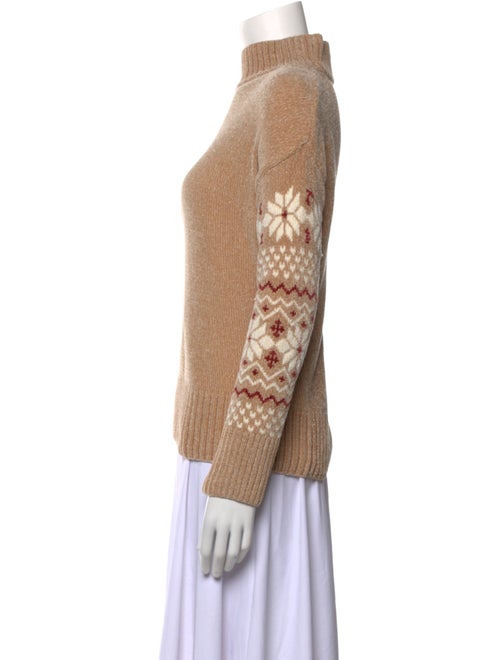 Christian Siriano Printed Turtleneck Sweater