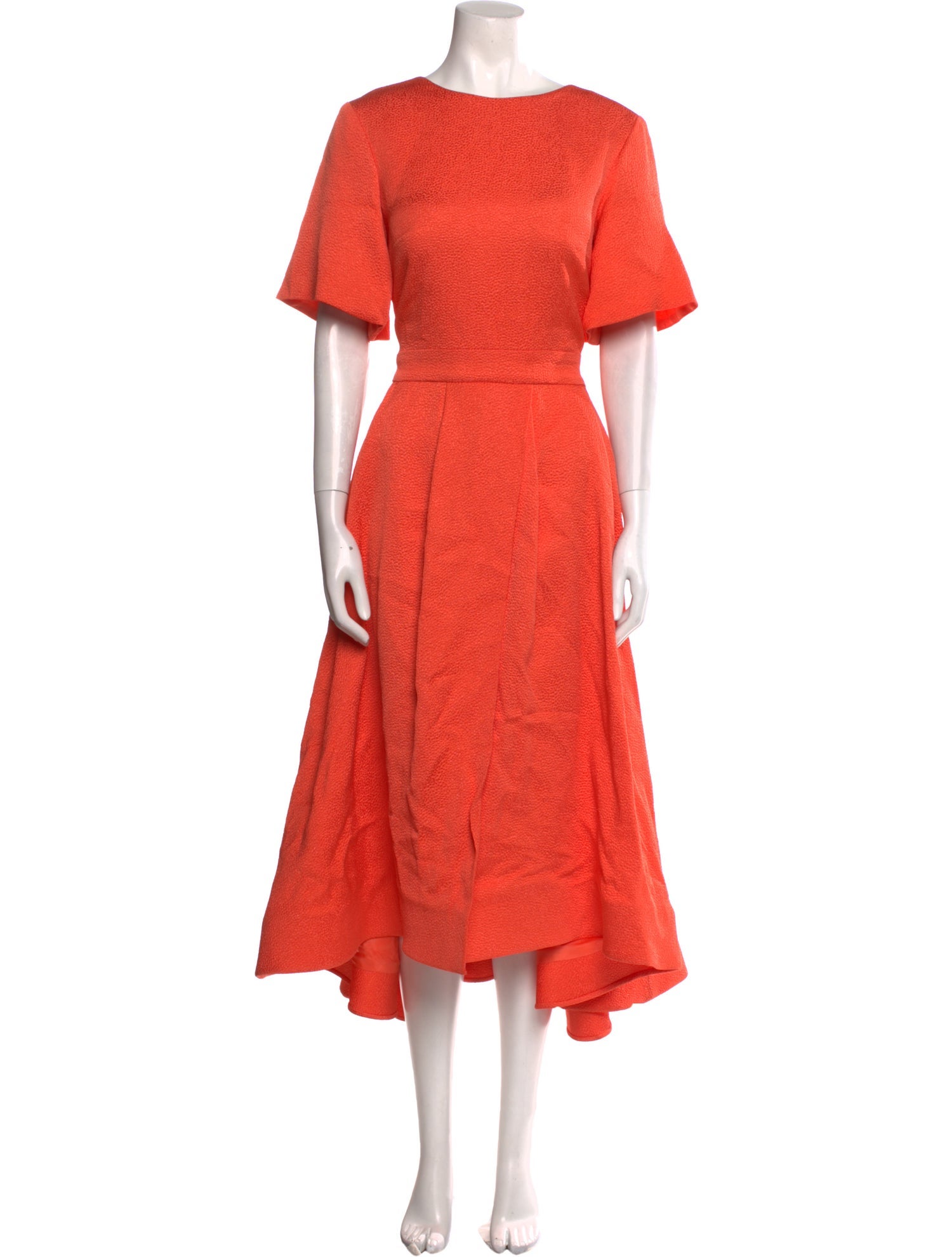 Christian Siriano Crew Neck Long Dress