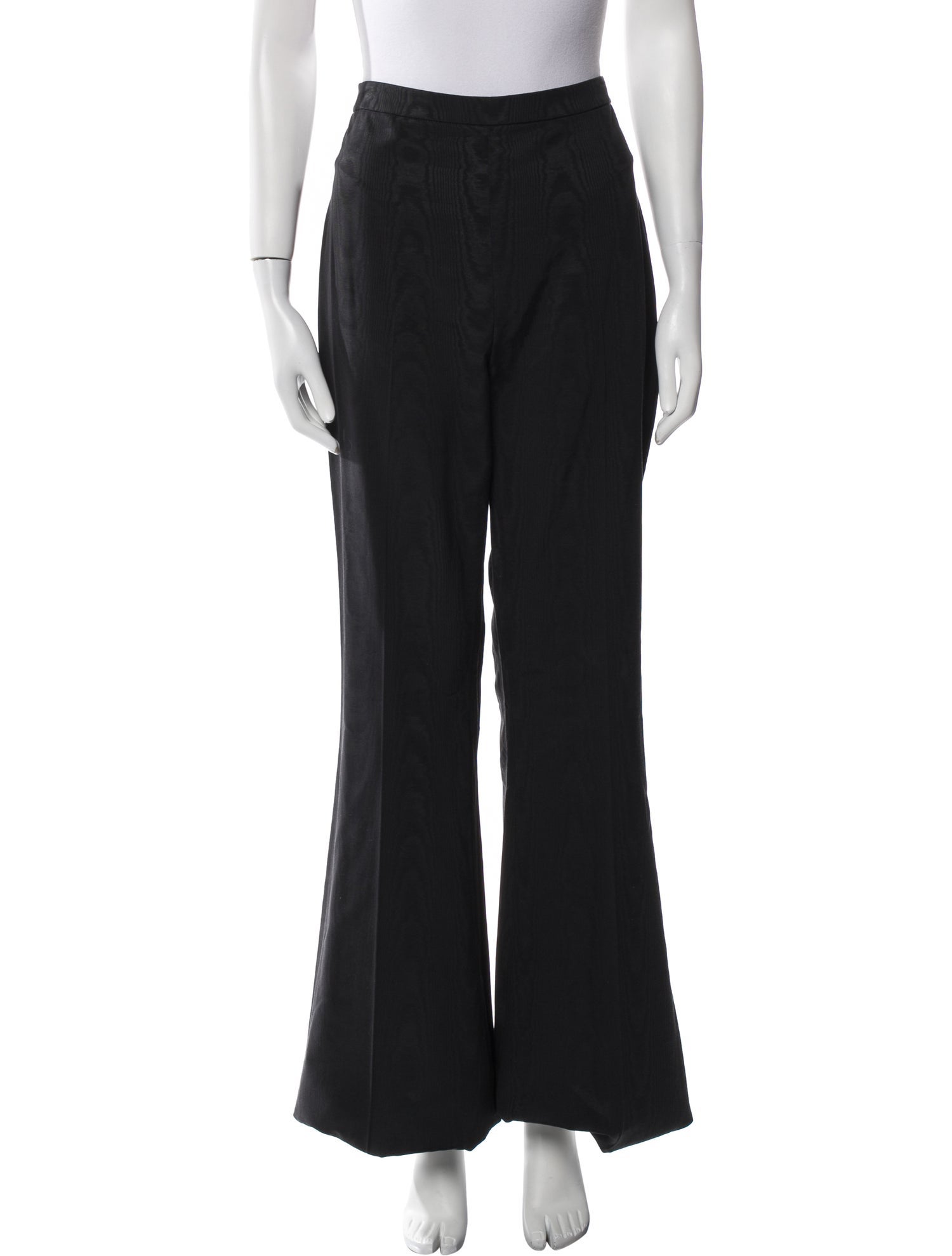Christian Siriano Silk Flared Pants