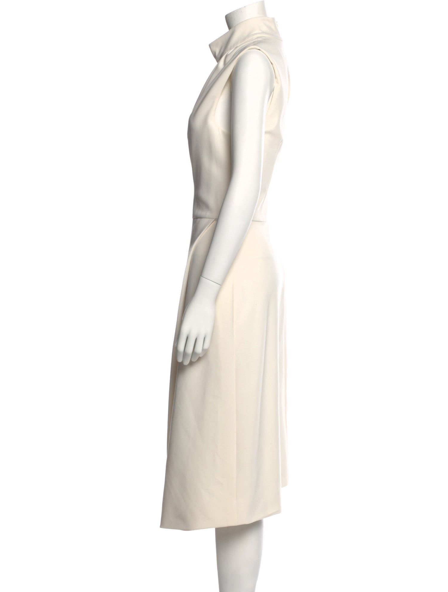 Christian Siriano Mock Neck Long Dress