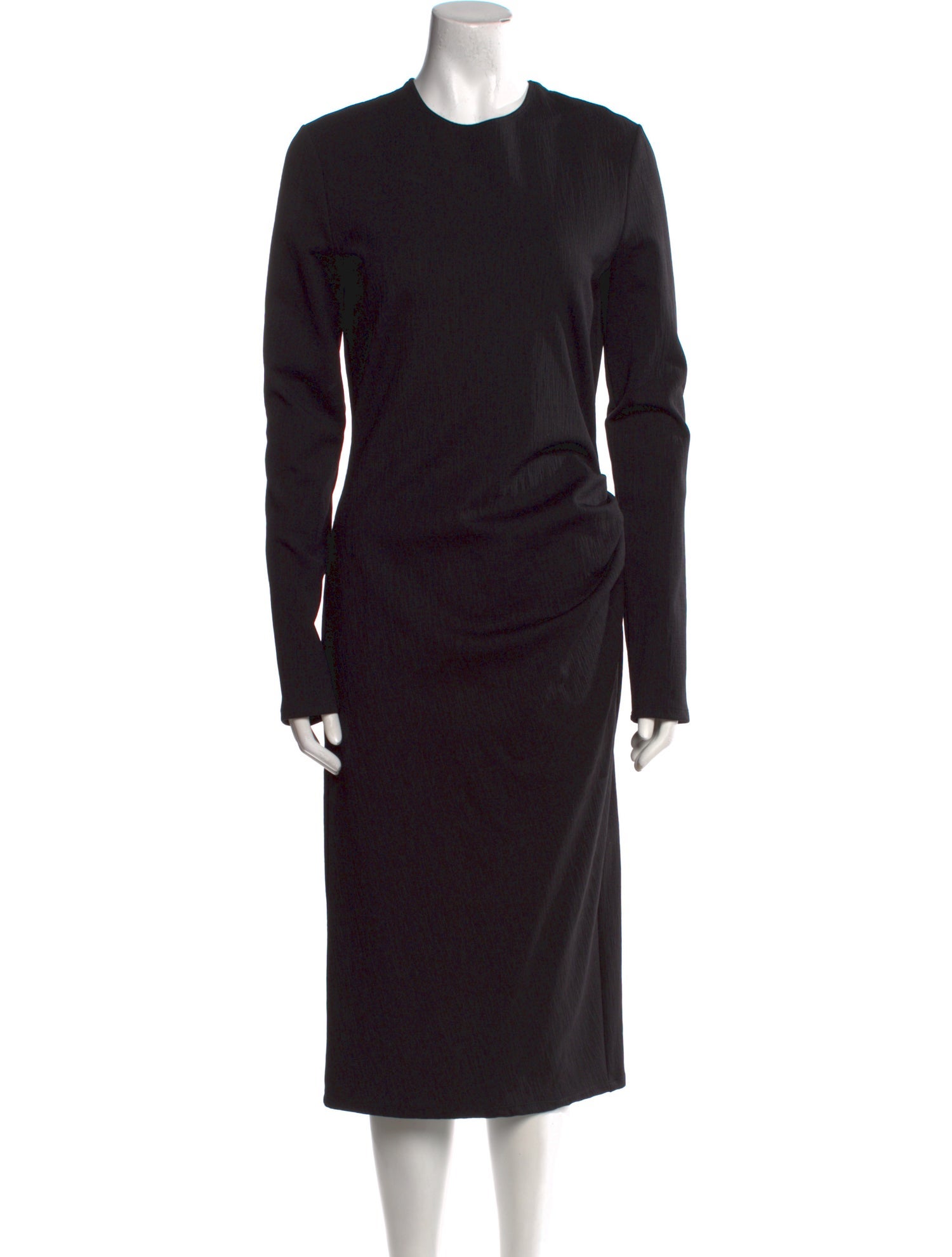 Christian Siriano Crew Neck Midi Length Dress