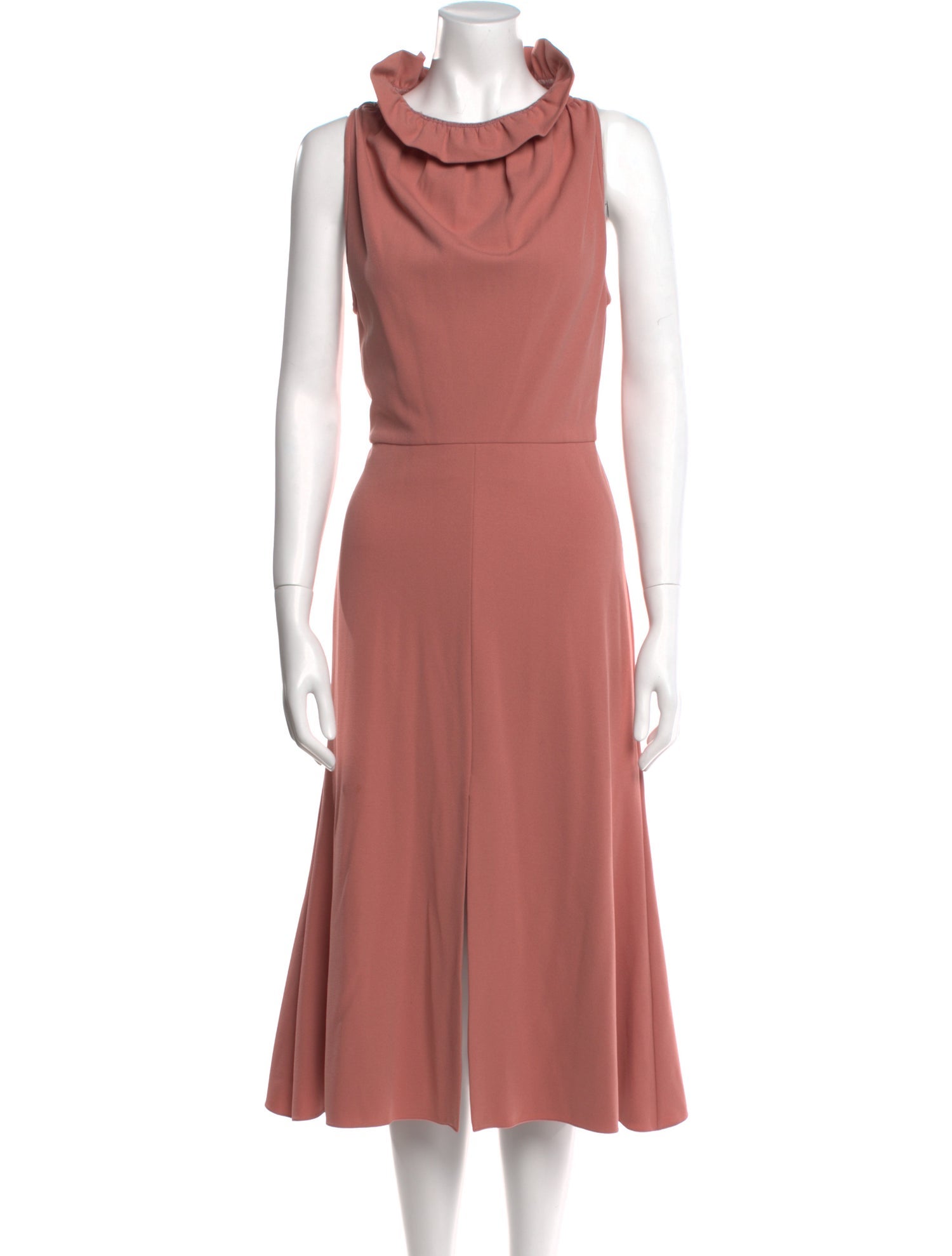 Christian Siriano Cowl Neck Long Dress