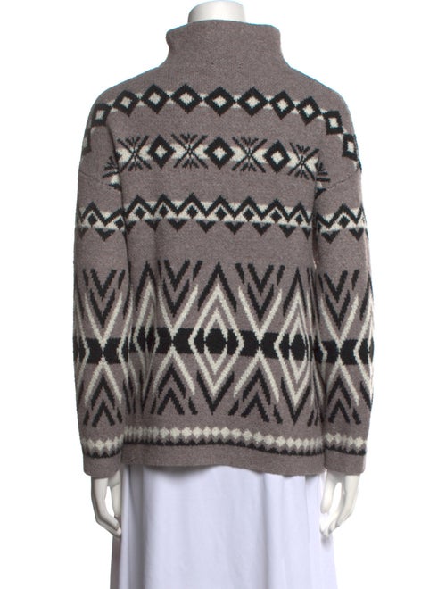 Christian Siriano Printed Turtleneck Sweater