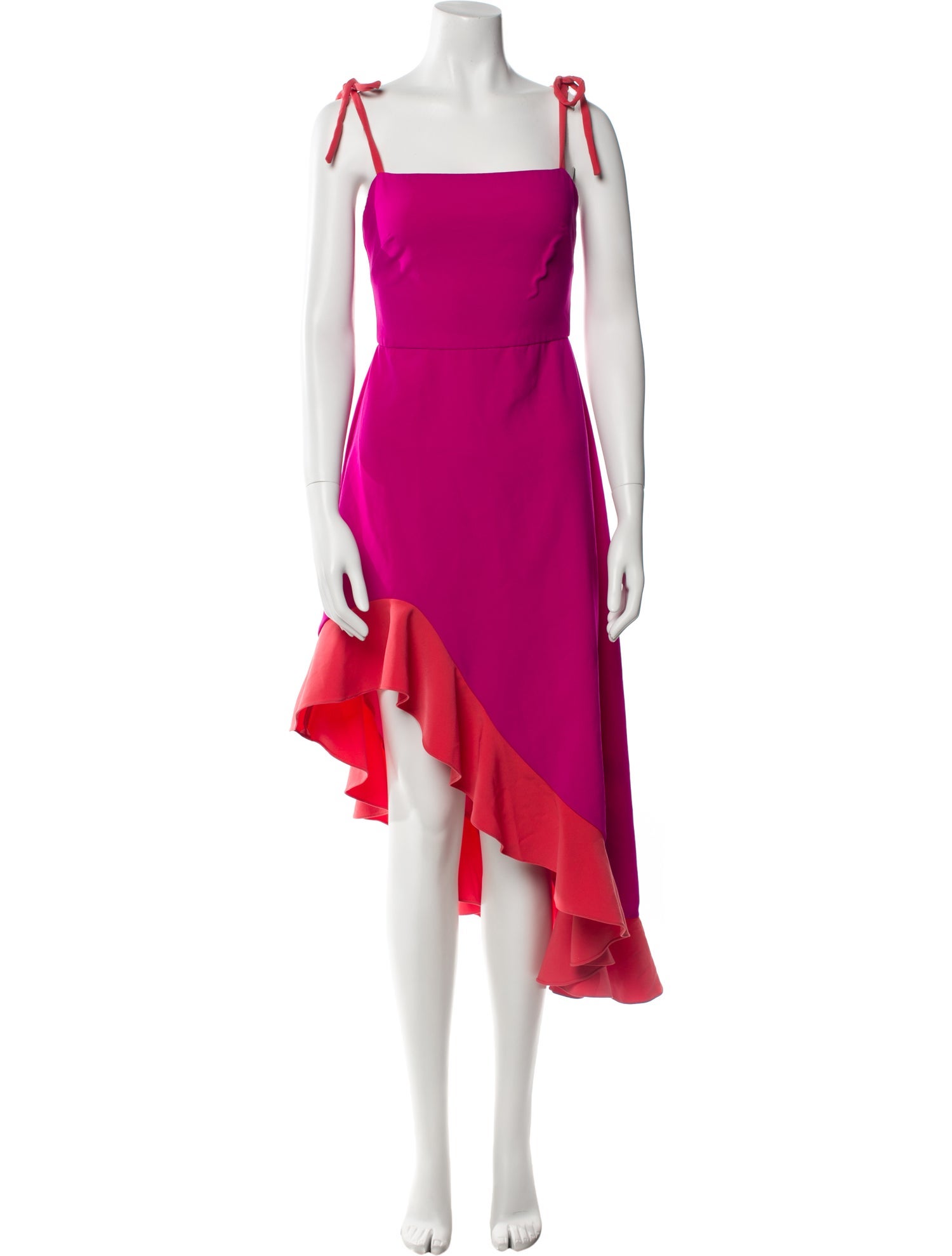 Christian Siriano Square Neckline Long Dress