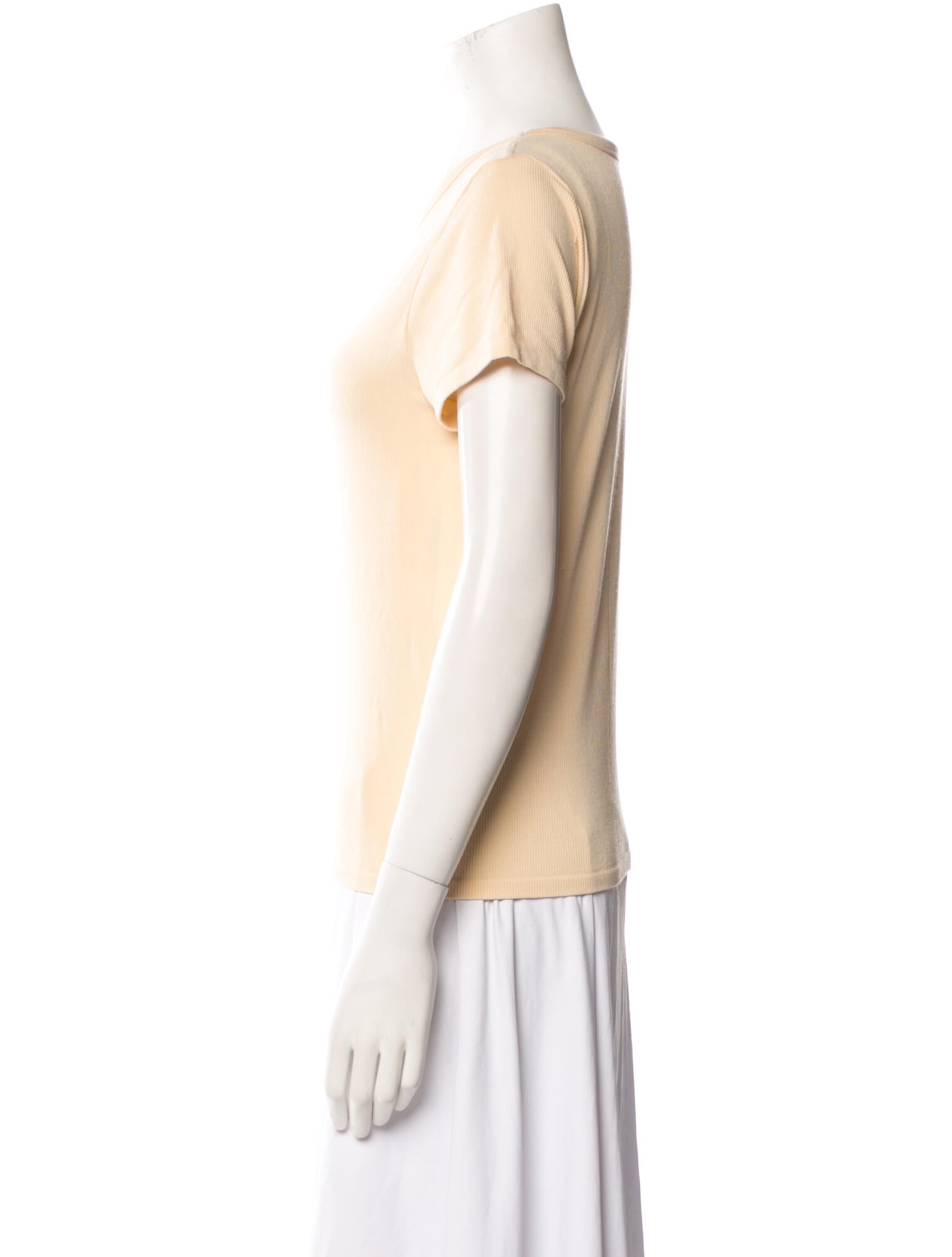 Christian Siriano Scoop Neck Short Sleeve T-Shirt