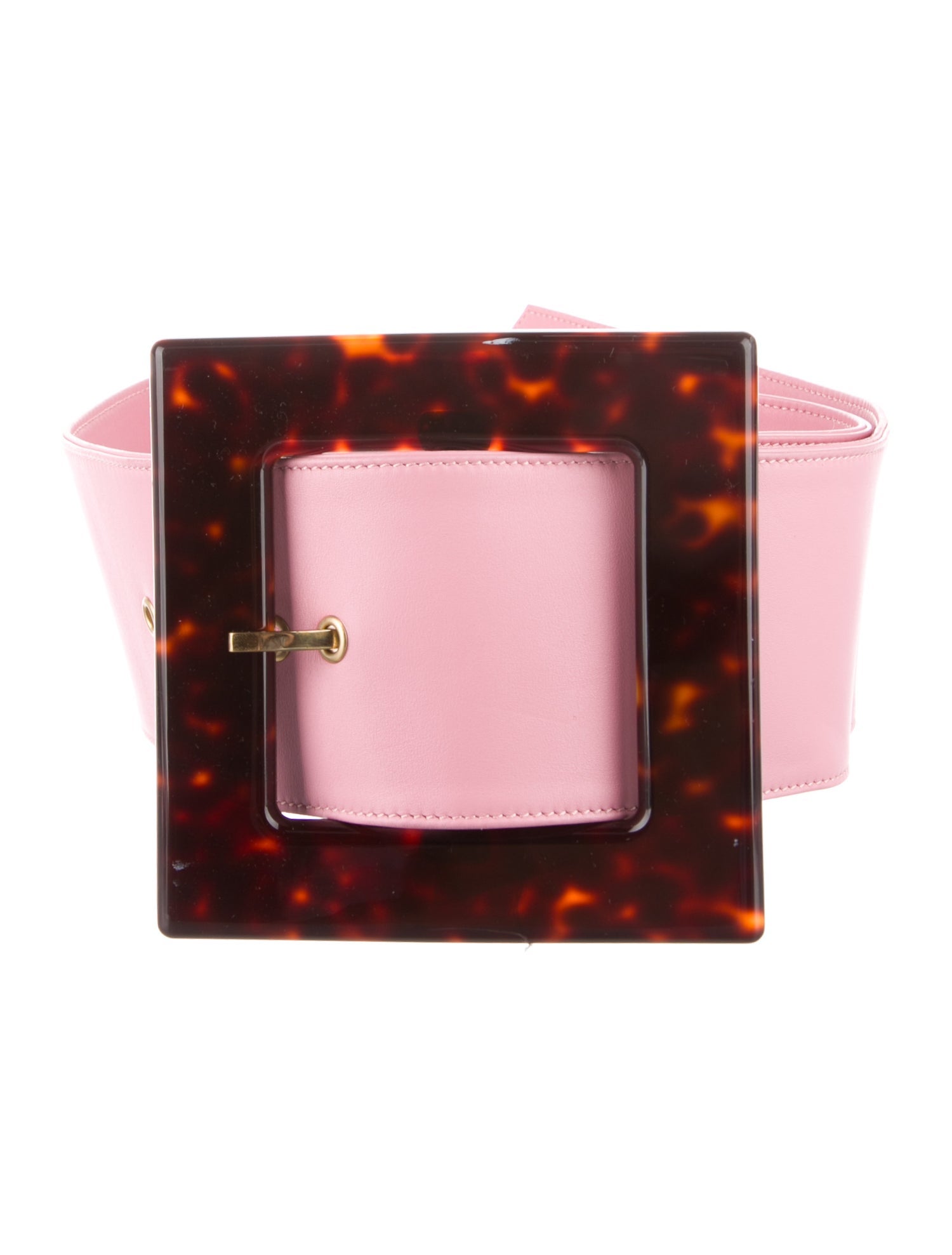 Christian Siriano Wide Leather Waist Belt