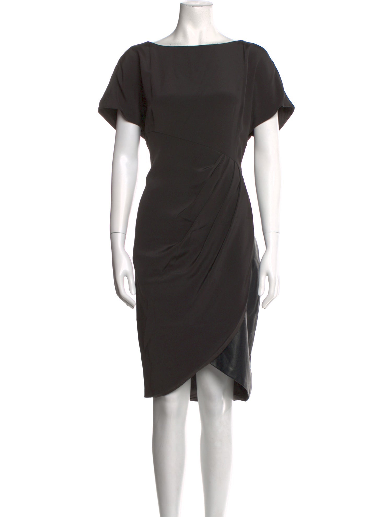Christian Siriano Silk Knee-Length Dress