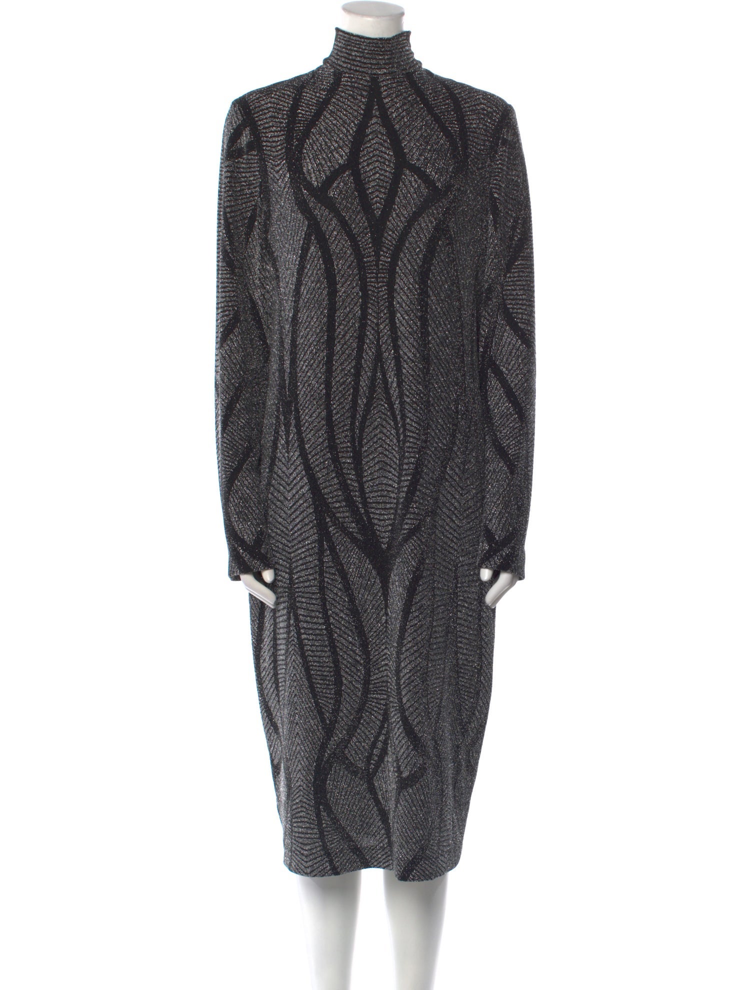 Christian Siriano Printed Midi Length Dress w/ Tags