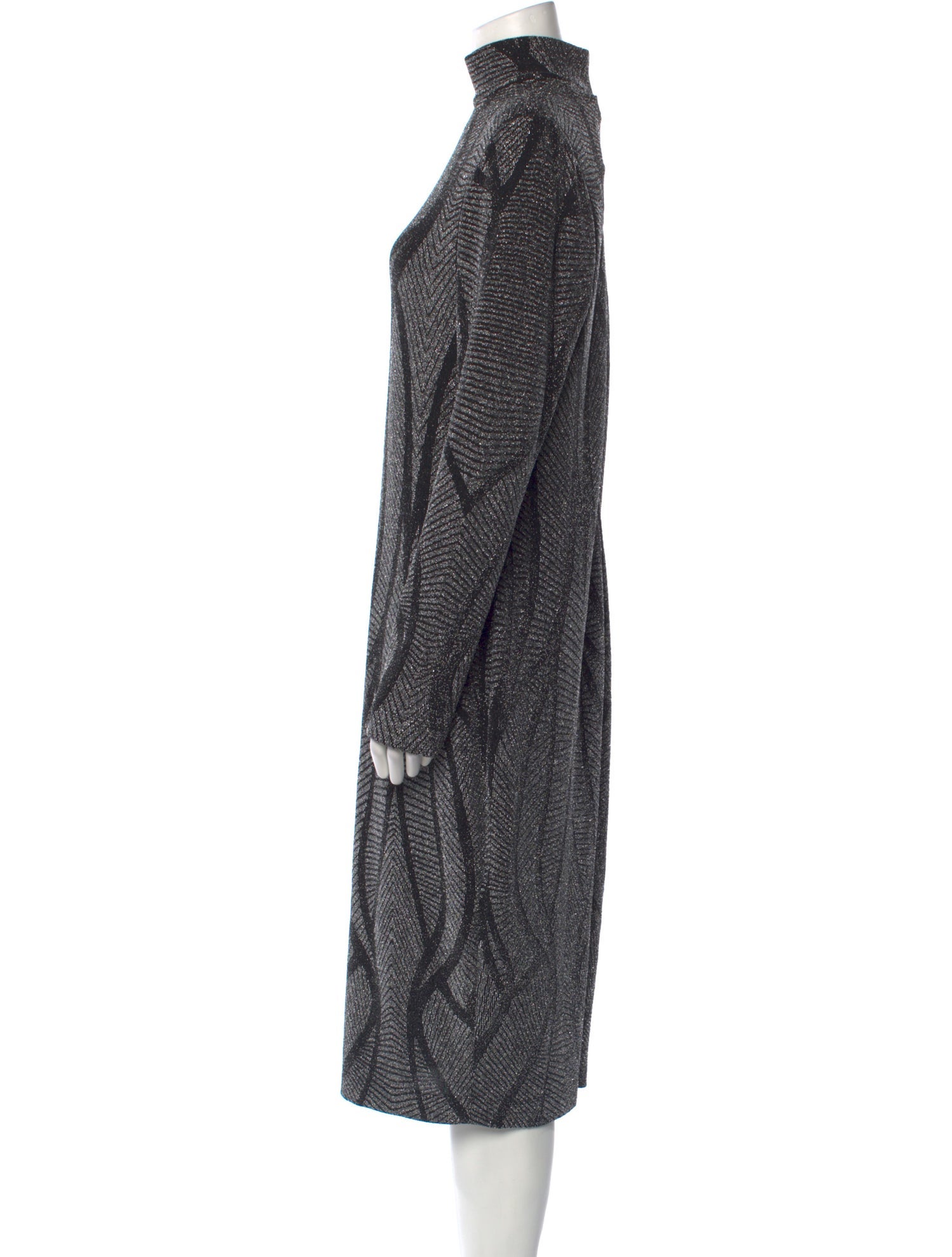 Christian Siriano Printed Midi Length Dress w/ Tags