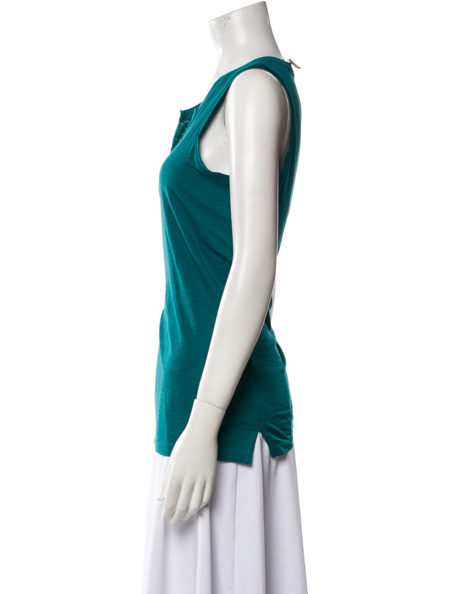 Christian Siriano V-Neck Sleeveless Top