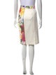 Christian Siriano Printed Knee-Length Skirt