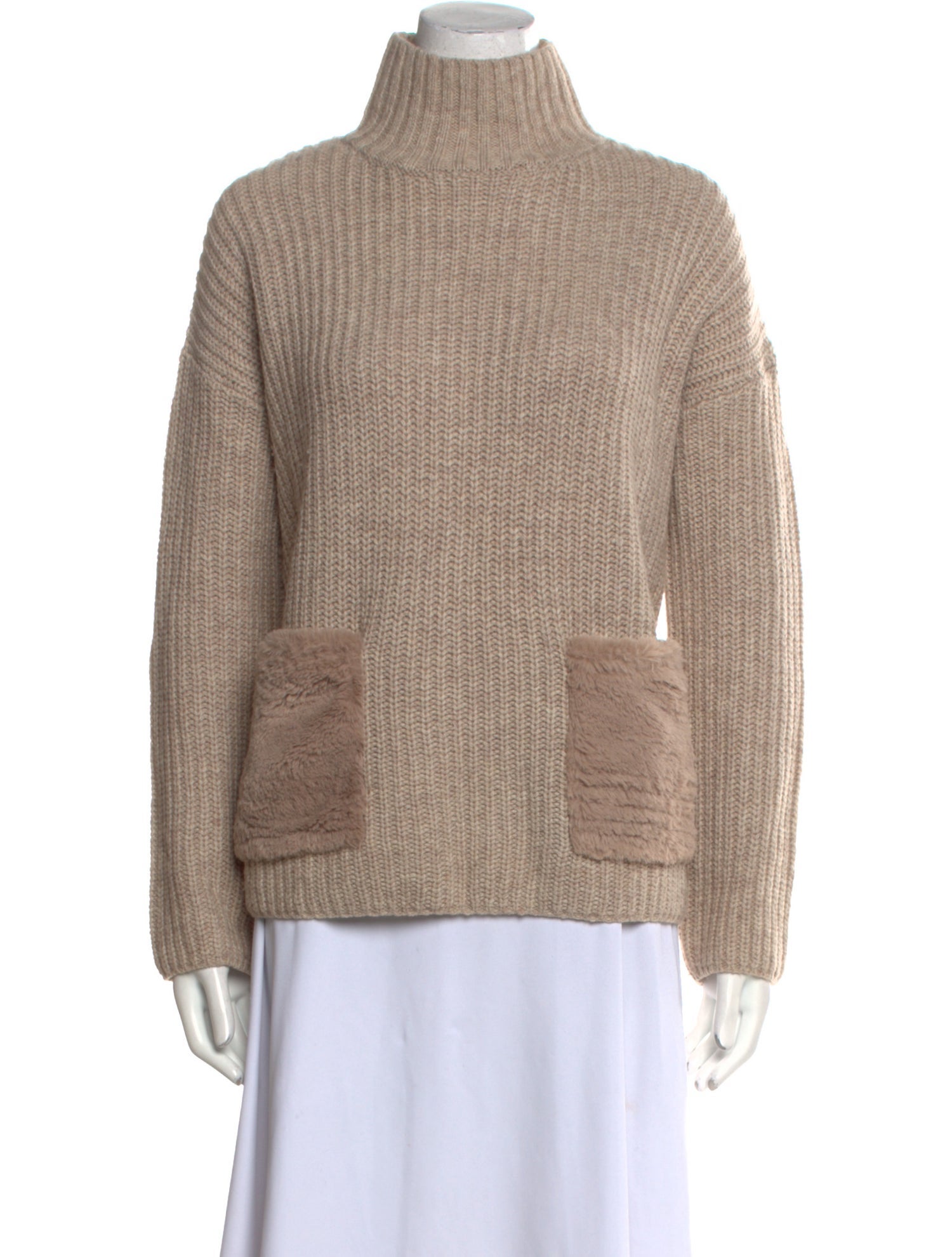 Christian Siriano Mock Neck Sweater