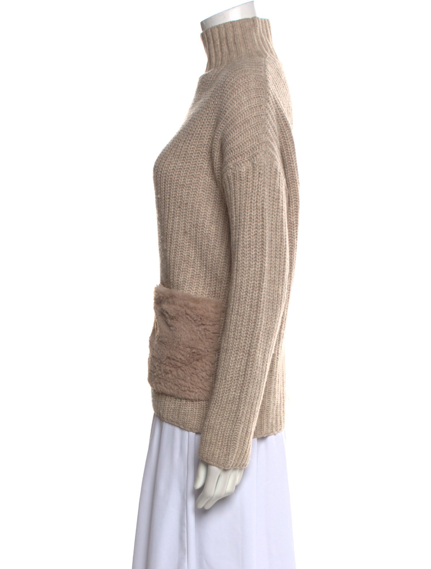 Christian Siriano Mock Neck Sweater