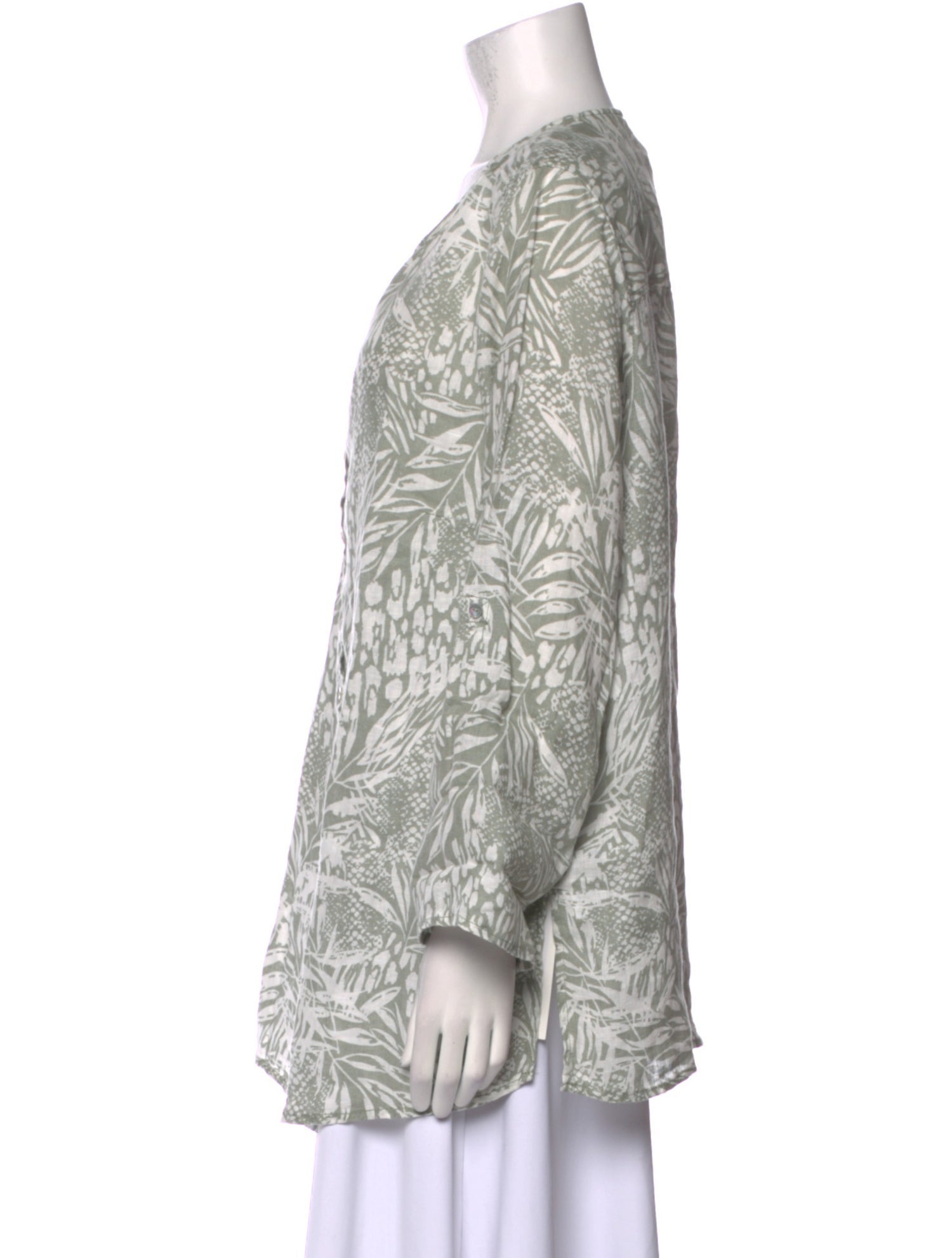 Christian Siriano Linen Printed Tunic w/ Tags