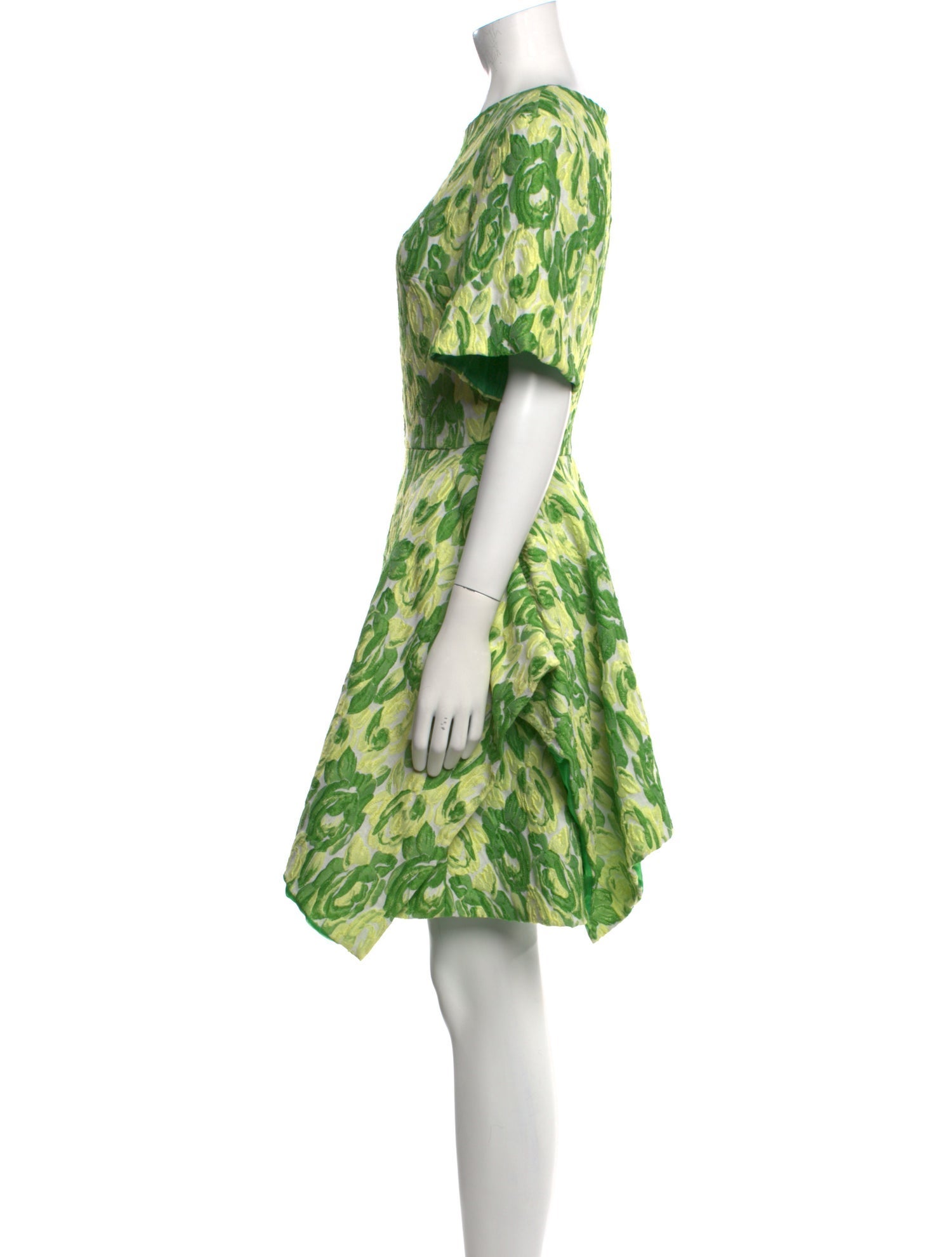 Christian Siriano Printed Mini Dress