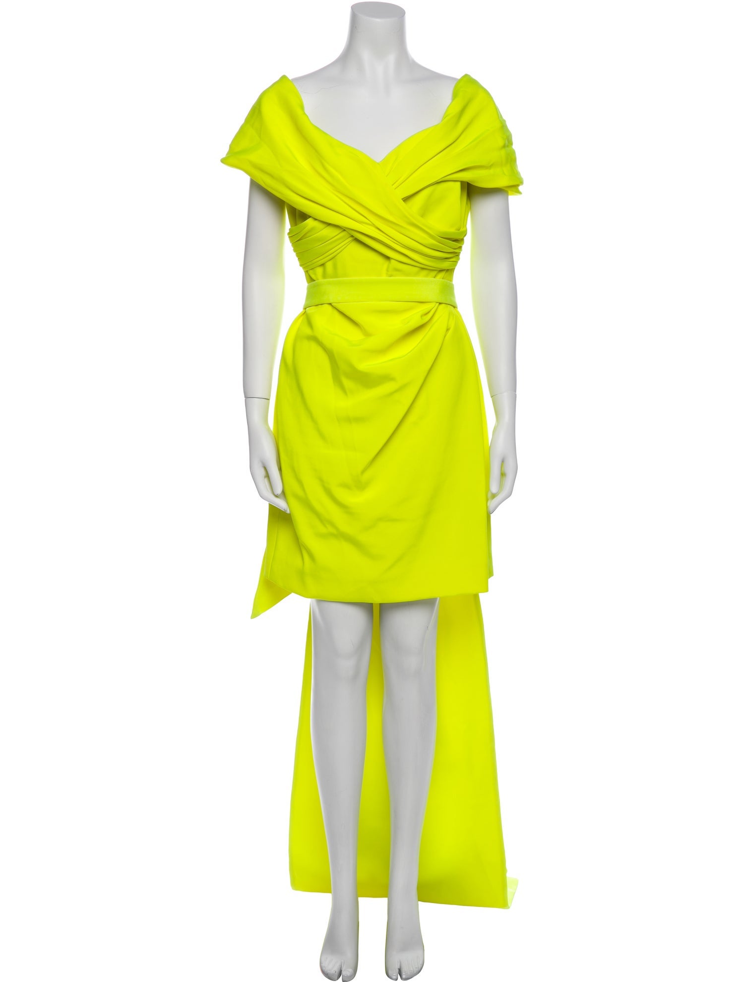 Christian Siriano Cowl Neck Mini Dress