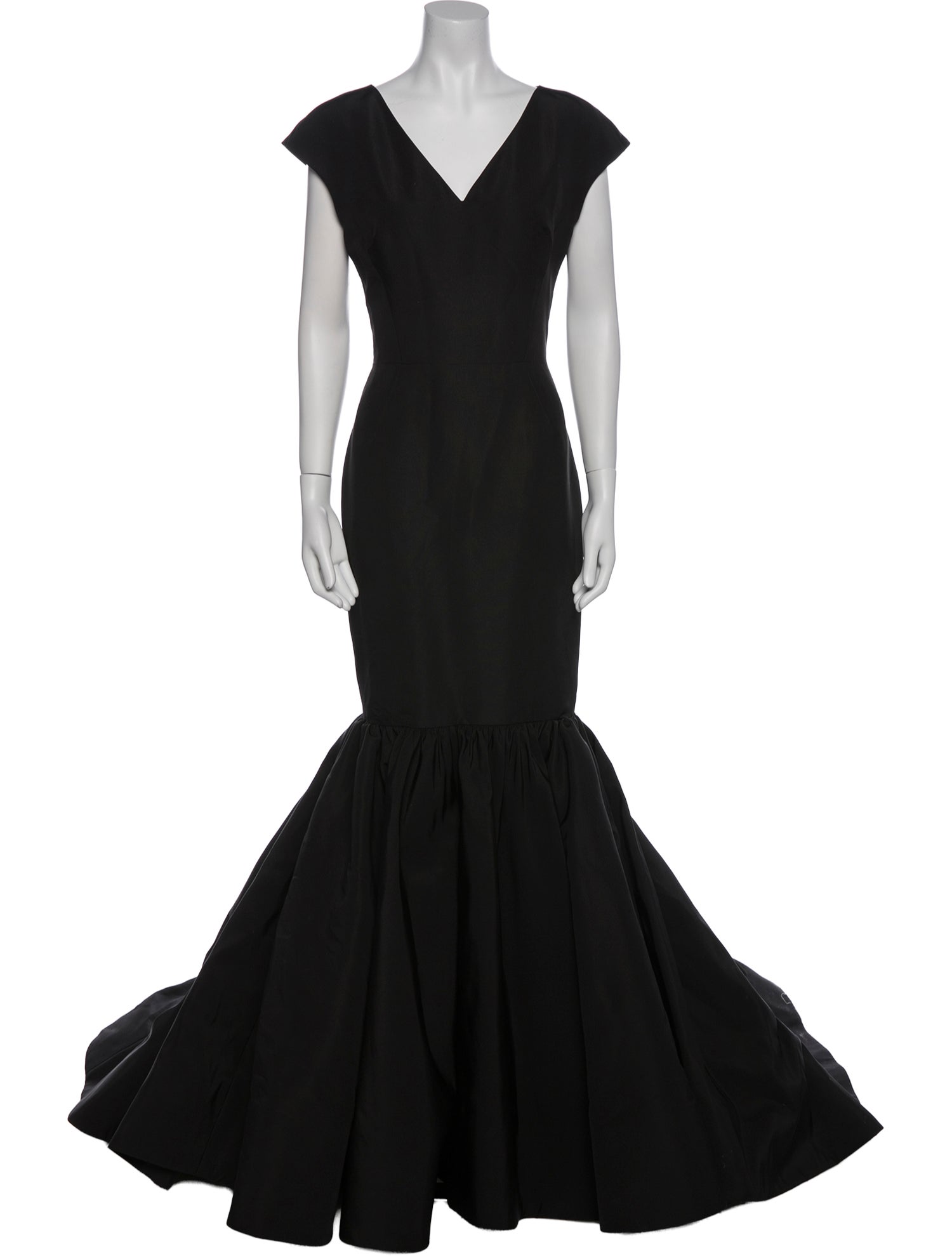 Christian Siriano Silk Long Dress