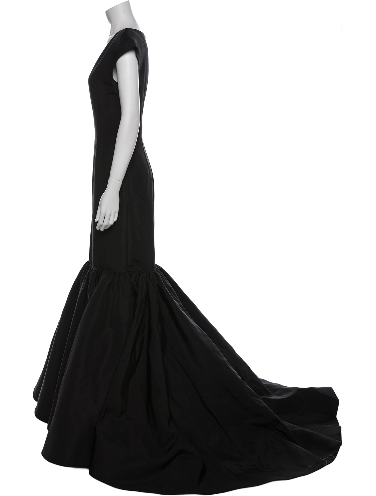 Christian Siriano Silk Long Dress