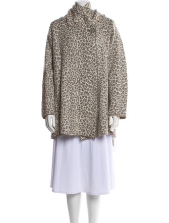 Christian Siriano Cardigan set Mock Neck Sweater
