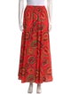 Christian Siriano Floral Print Long Skirt