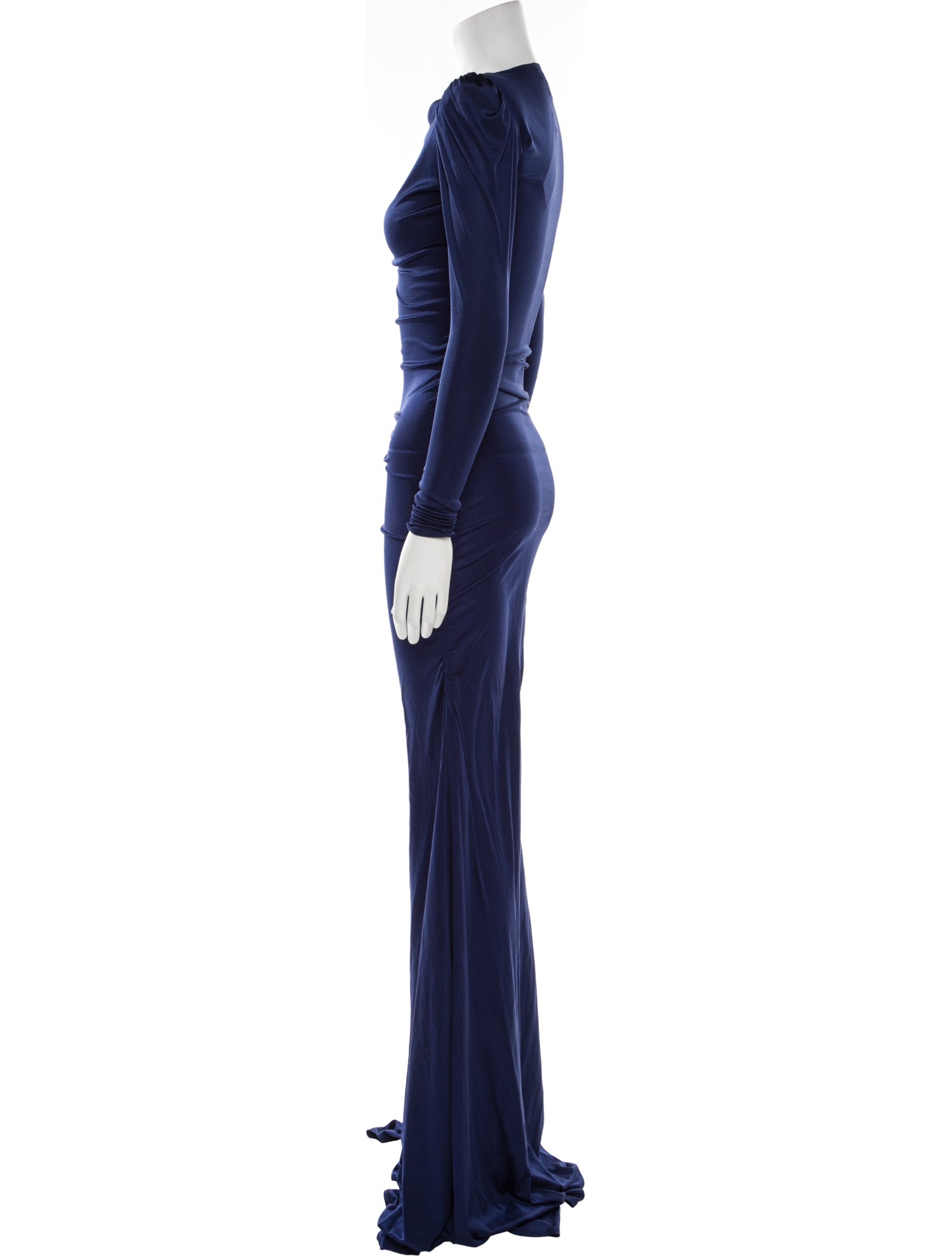 Christian Siriano Cowl Neck Long Dress