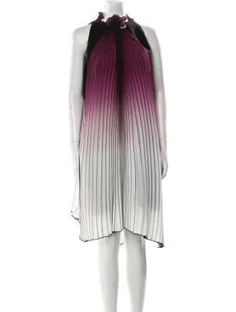 Christian Siriano Striped Mini Dress