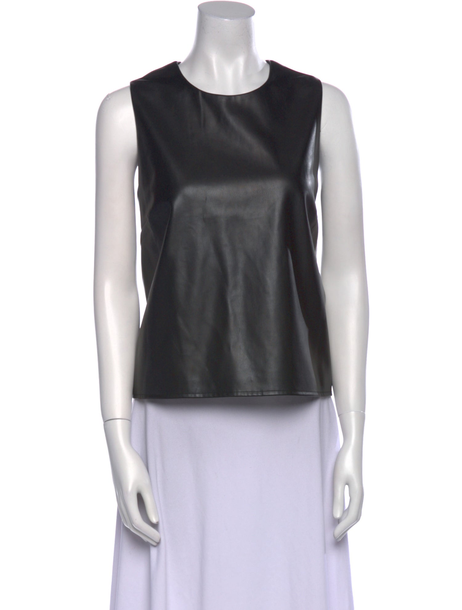 Christian Siriano Crew Neck Sleeveless Top