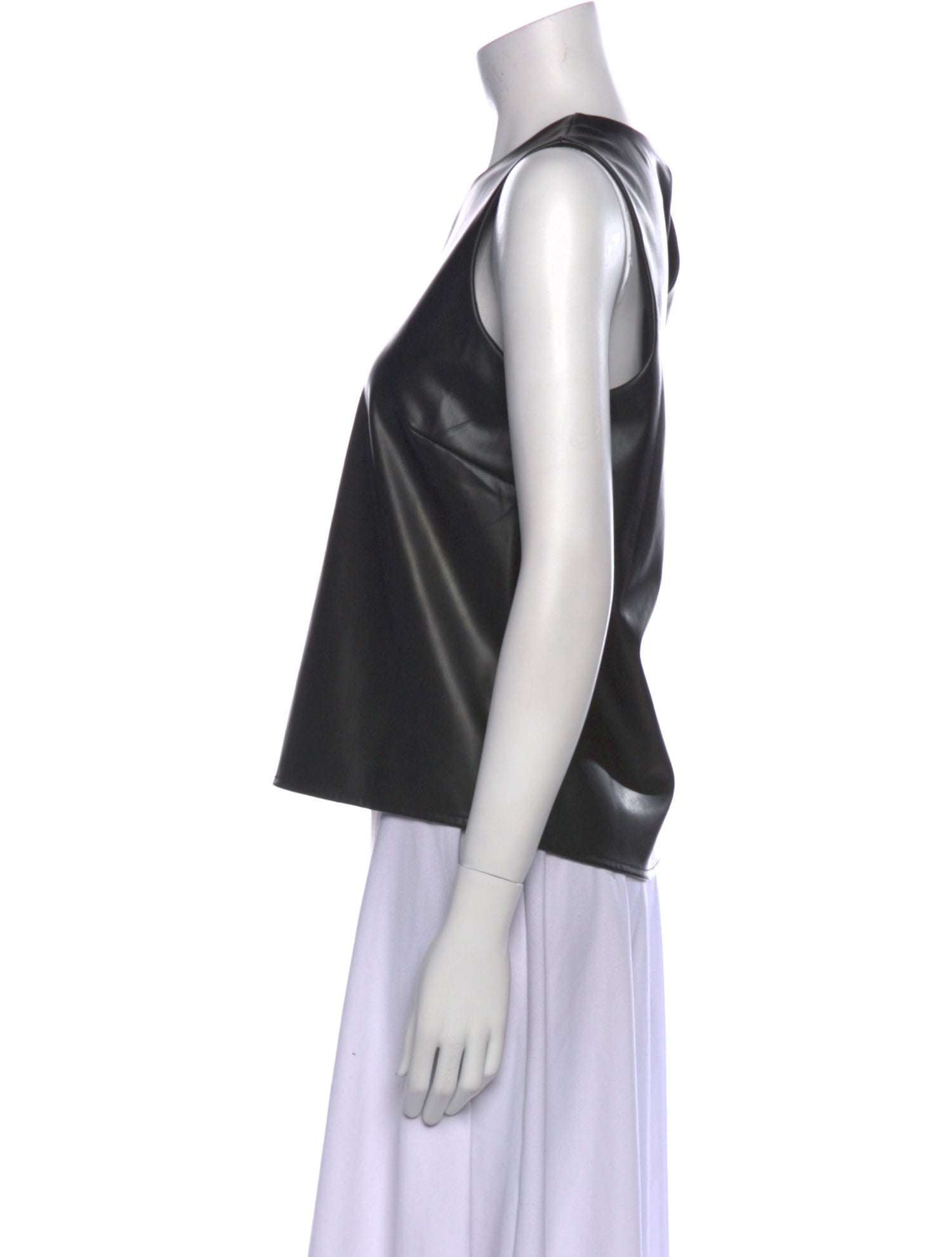 Christian Siriano Crew Neck Sleeveless Top